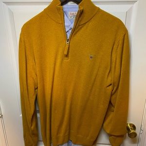 Gant cotton superfine lambs wool half zip